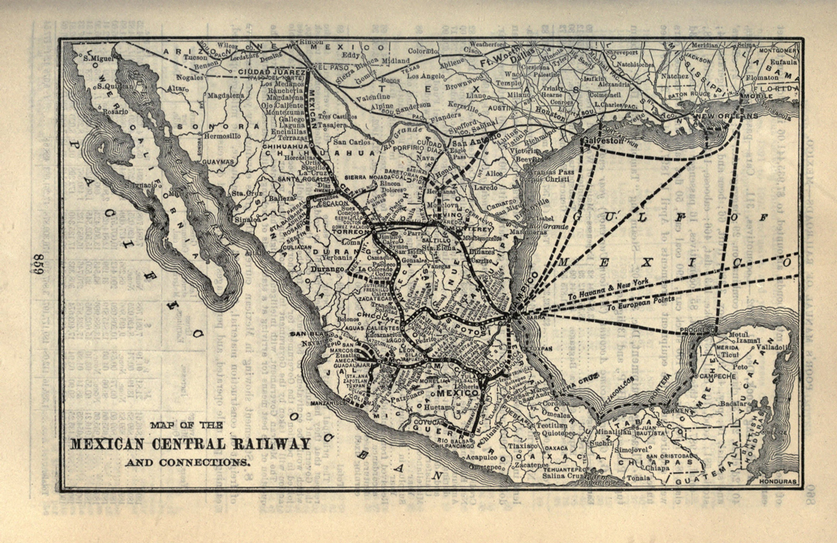 1903 Poor's Mexican Central Railway