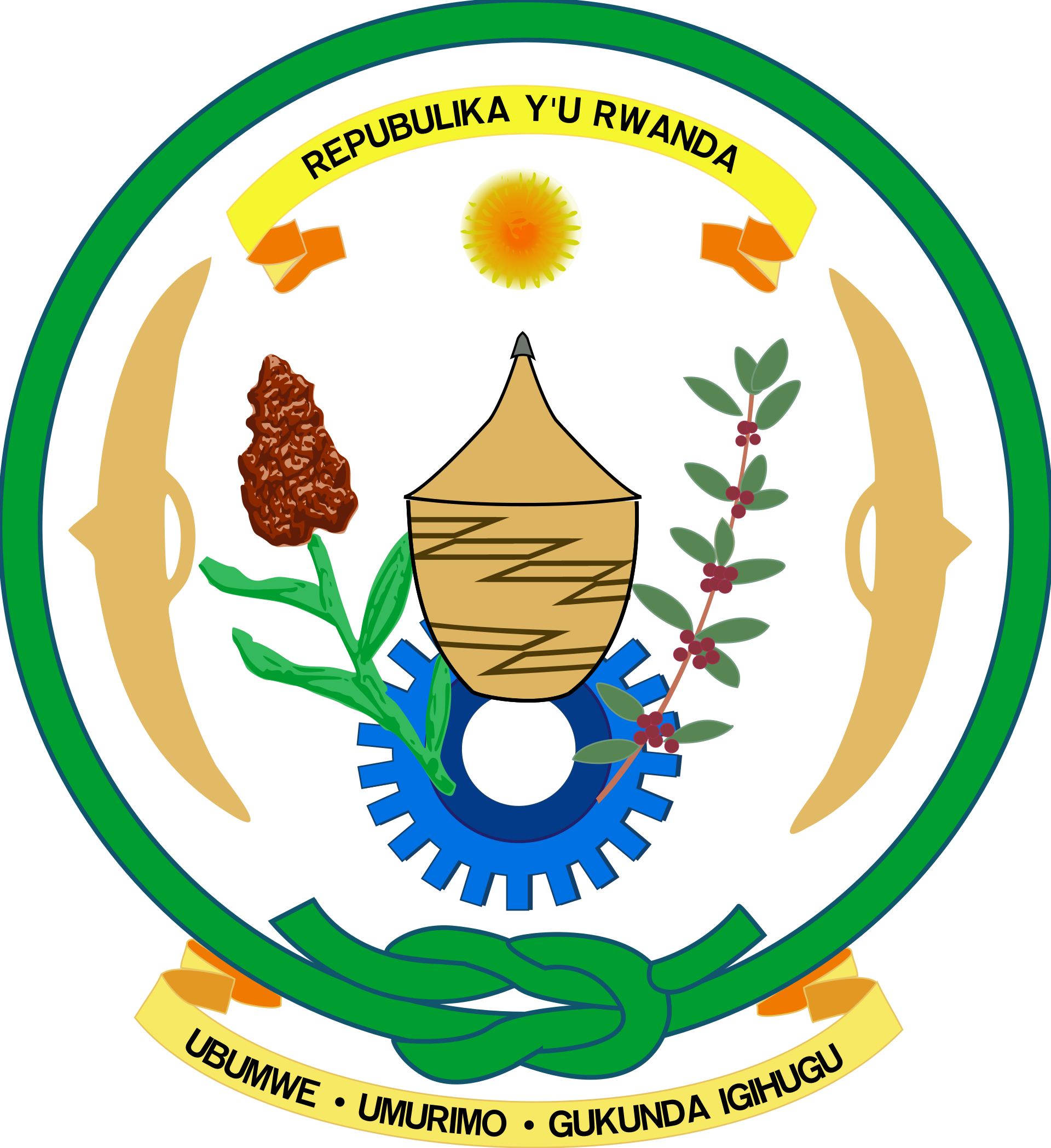 Coat of arms of Rwanda