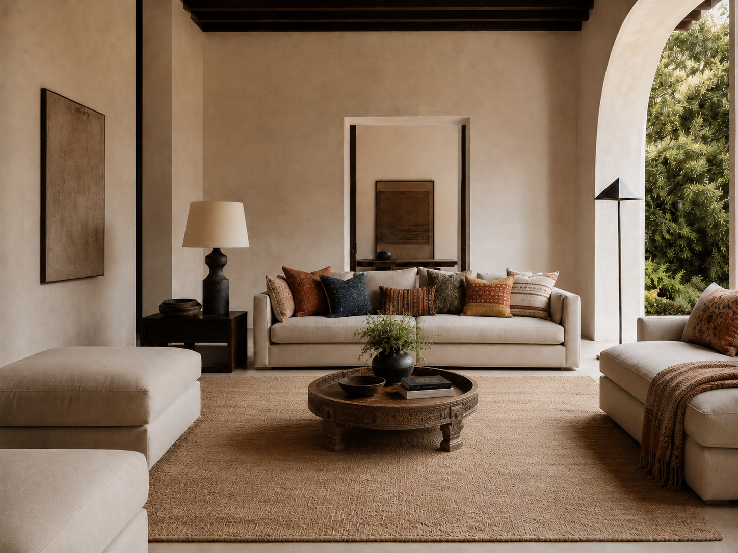 Sophisticated living with Chakki. AI-generated image. Sophisticated living with Chakki. AI-generated image.