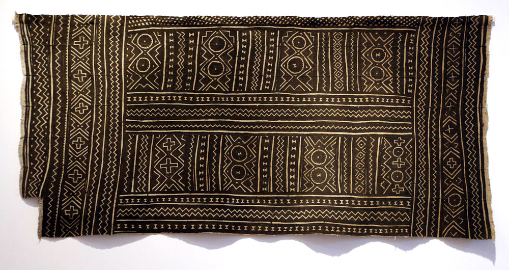 Mud Cloth / Bogolan Black Mud Cloth Fragment