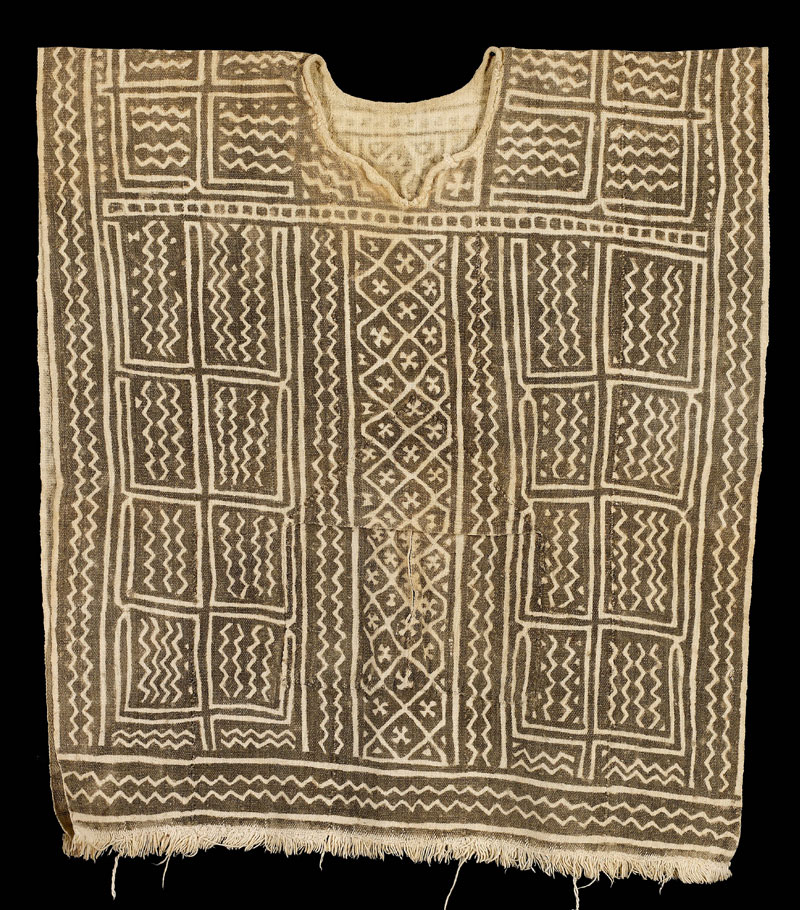 Mud Cloth / Bogolan Black Mud Cloth Fragment