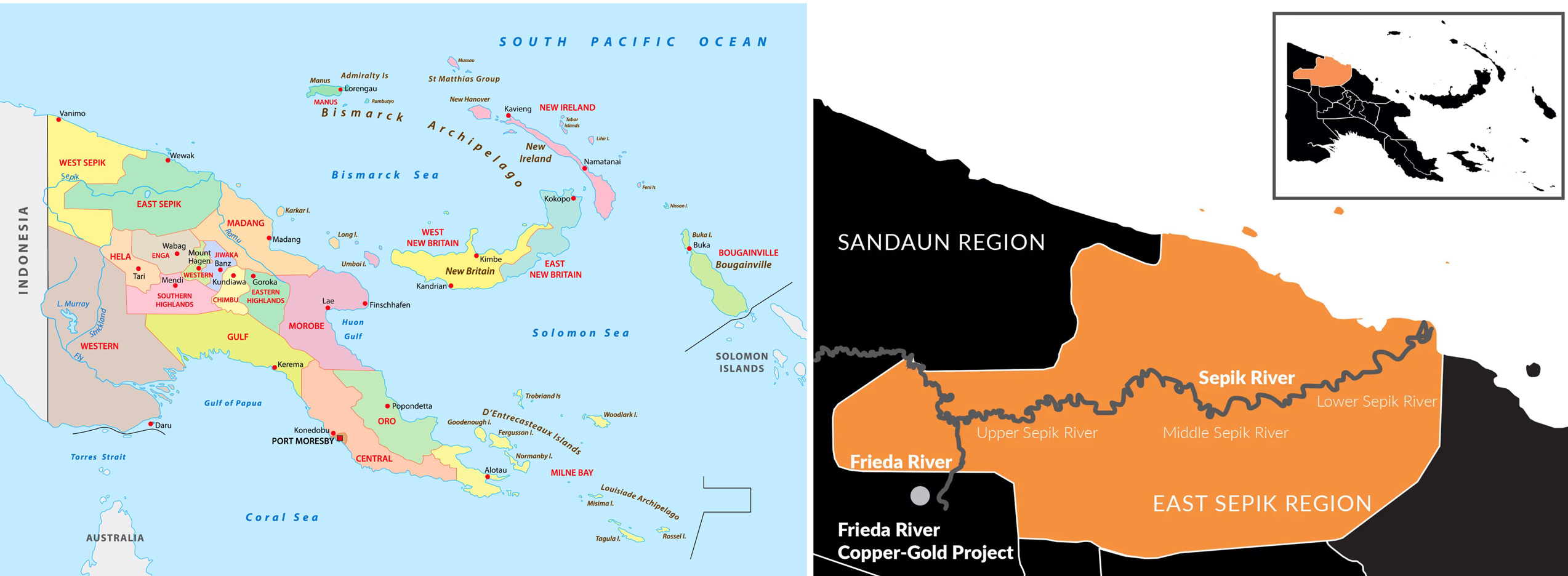Papua New Guinea and EasSepik Papua New Guinea and EasSepik