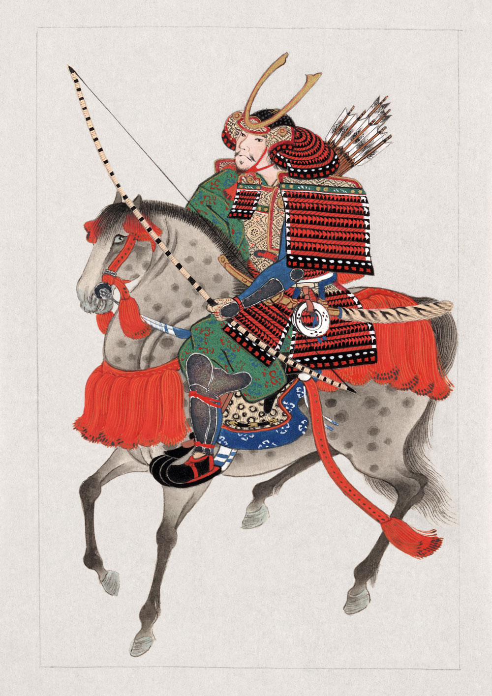 Samurai on horseback