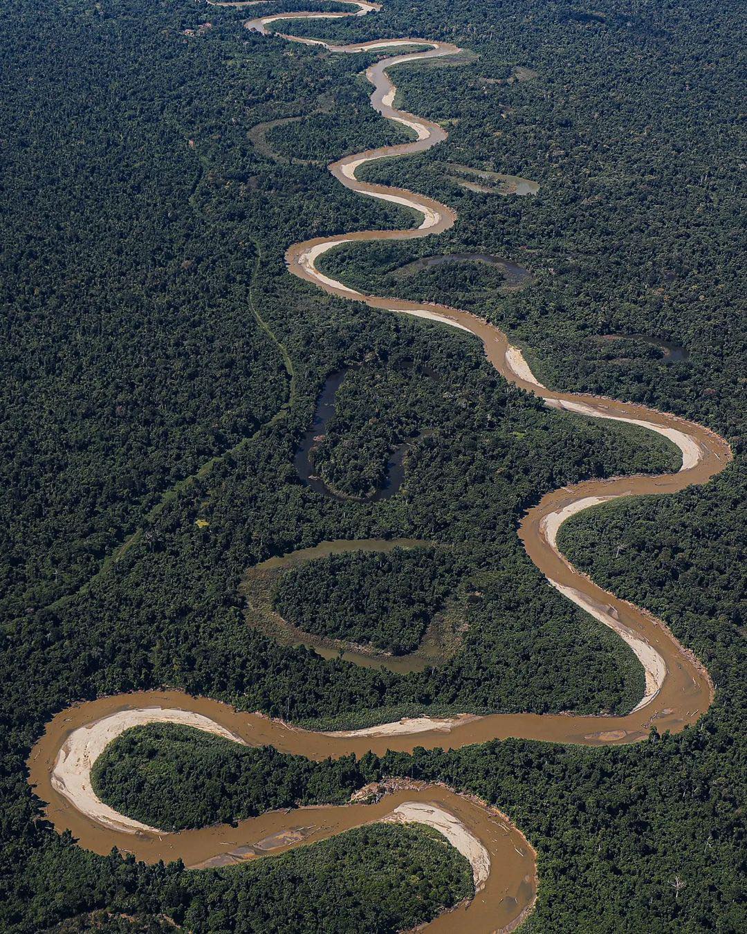 Sepik River from above Sepik River from above
