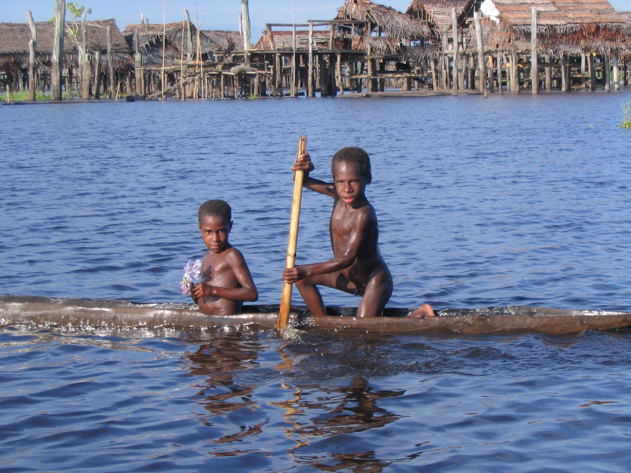 Along the Sepik river, 2007. Along the Sepik river, 2007.