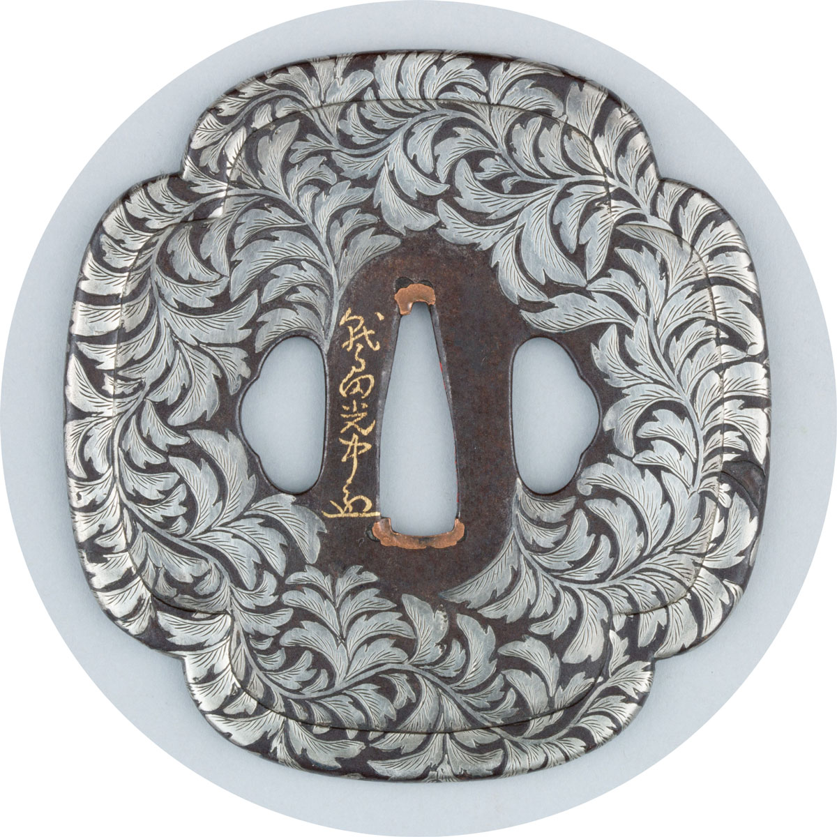 Tsuba silver