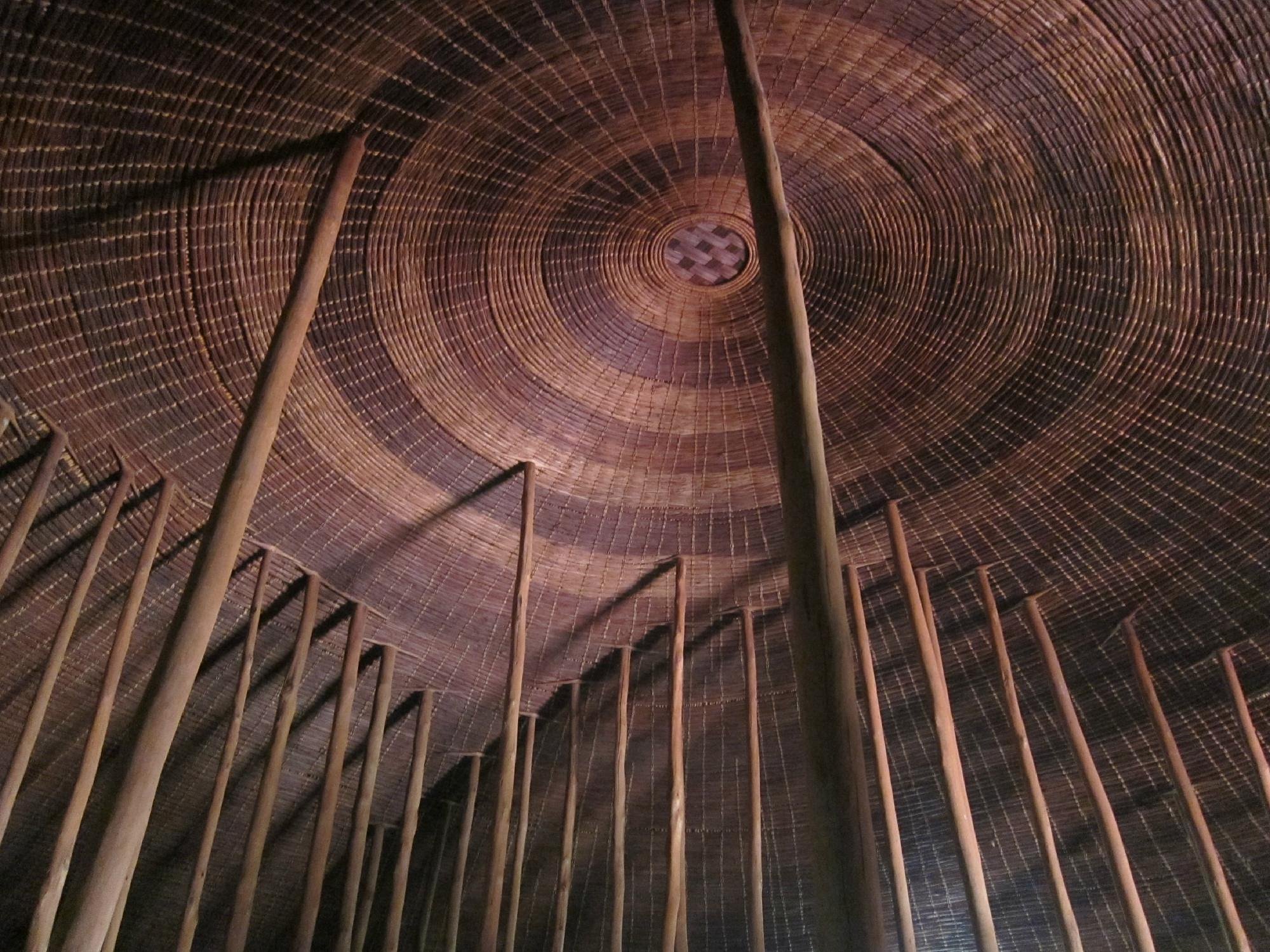 Mwami Palace ceiling