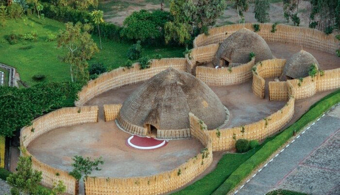 Nyanza Palace from above