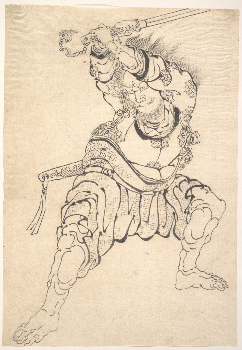 Warrior by Hokusai