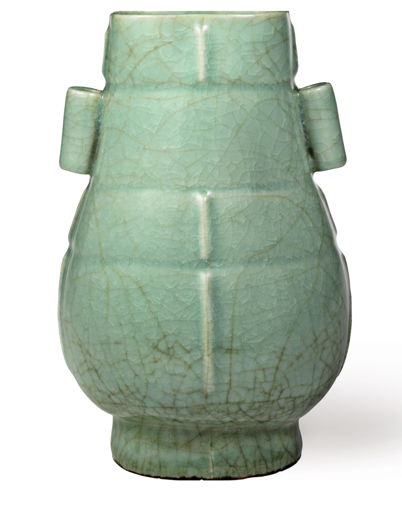 Christie's Celadon Vase with crackled glaze