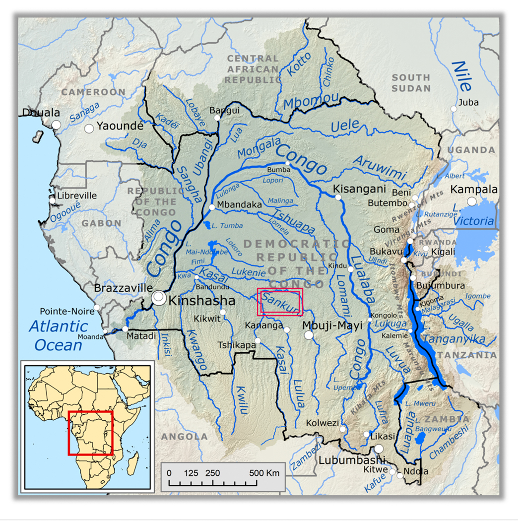 Congo Basin map