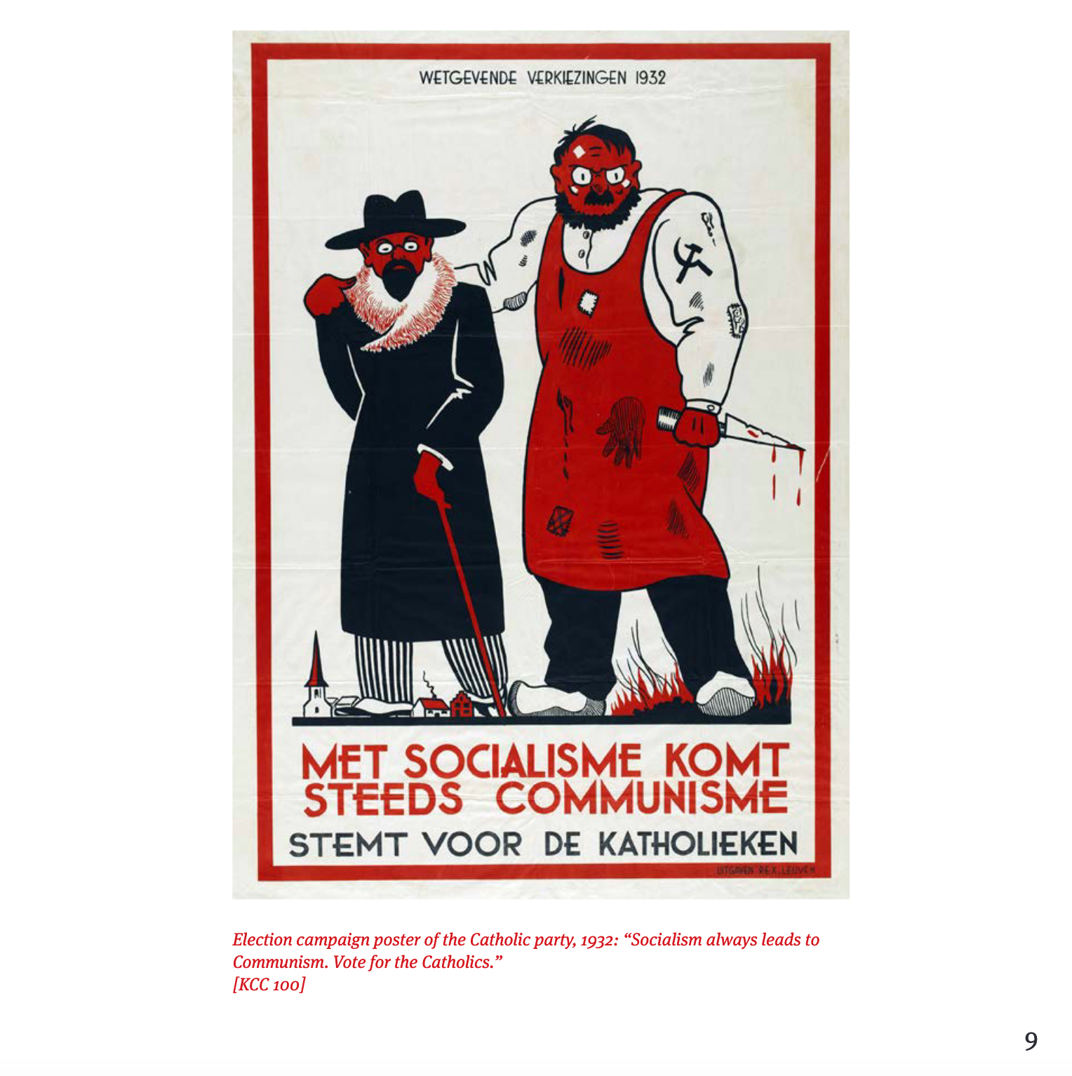 Communism Fear, Belgium 1932