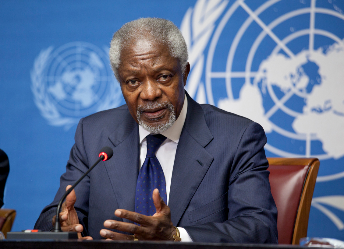 Kofi Annan in 2012