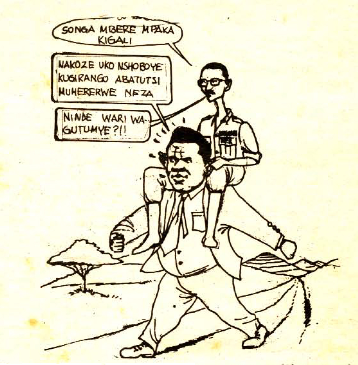 Habyarimana and Kagame