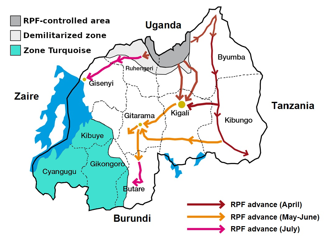 RPF advance and Zone Turquoise