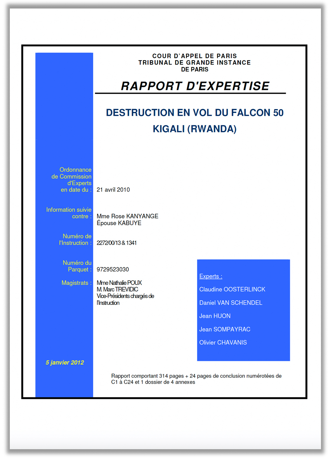 Rapport d'Expertise