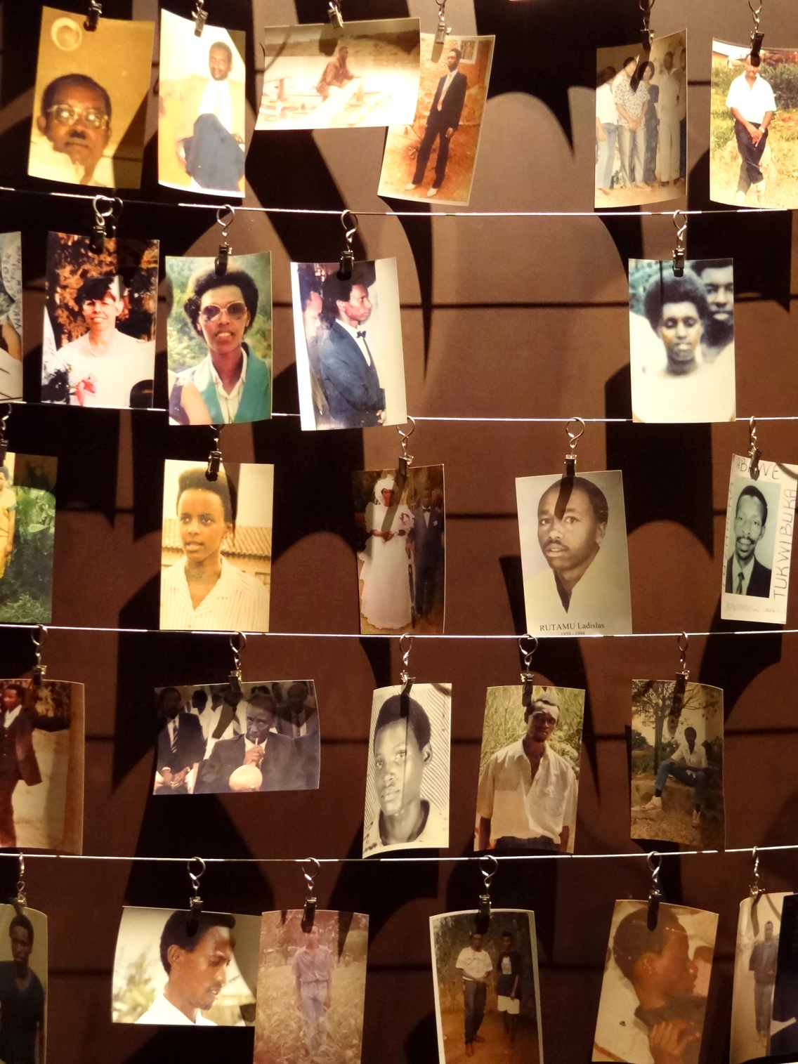 Pictures at the Kigali Genocide Memorial