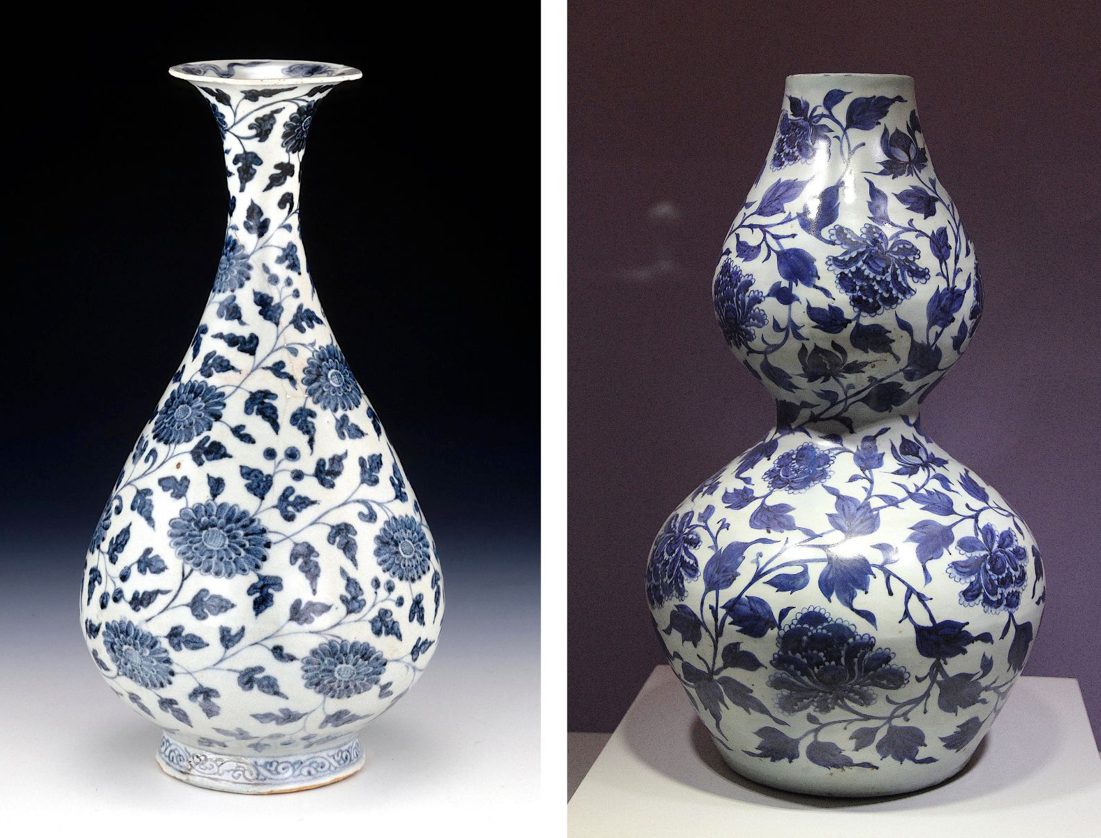 2 Rare Yuan Vases