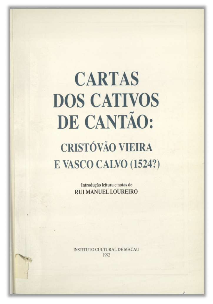 Carta Dos Cativos de Cantao