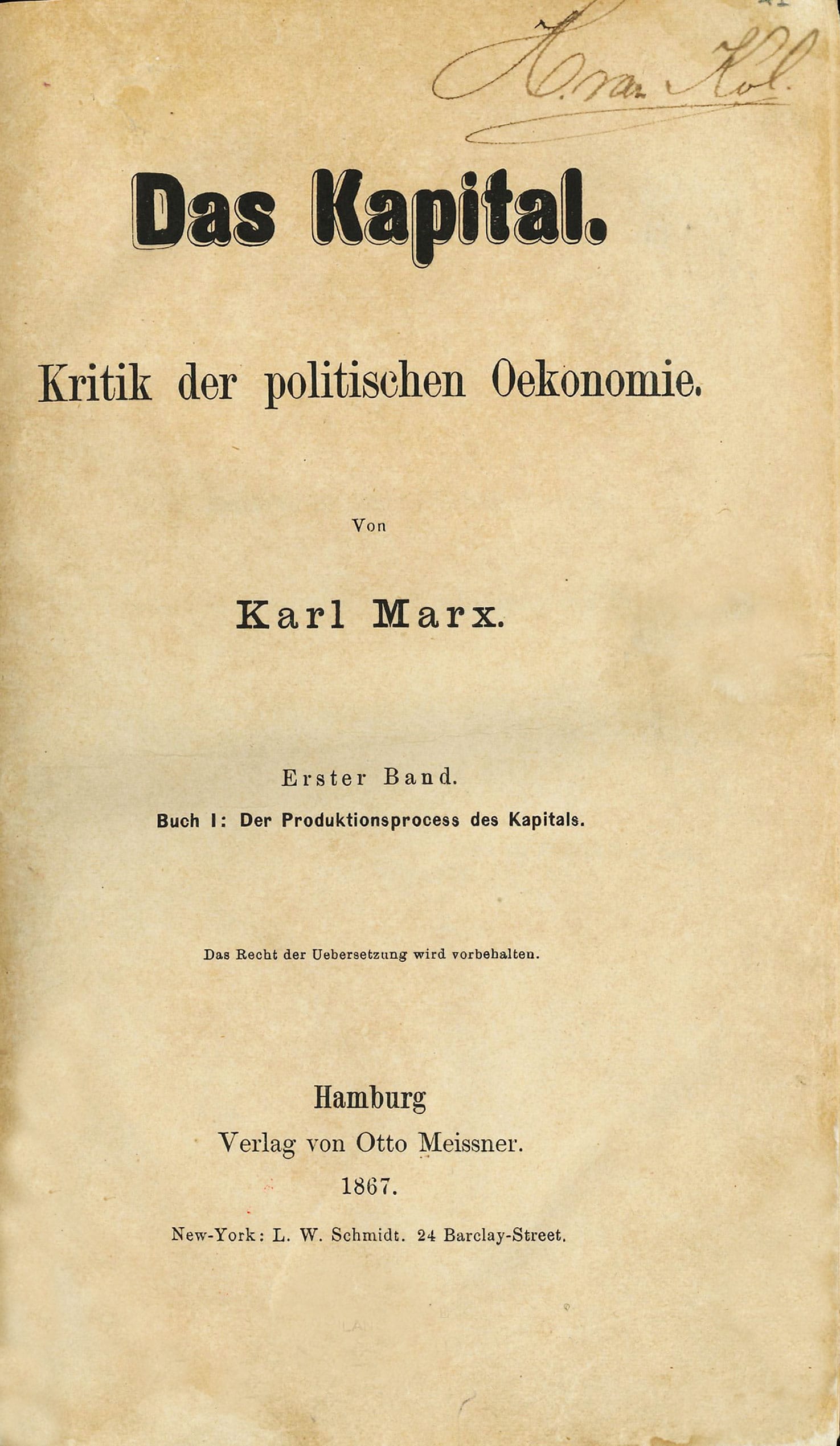 Das Kapital 1867