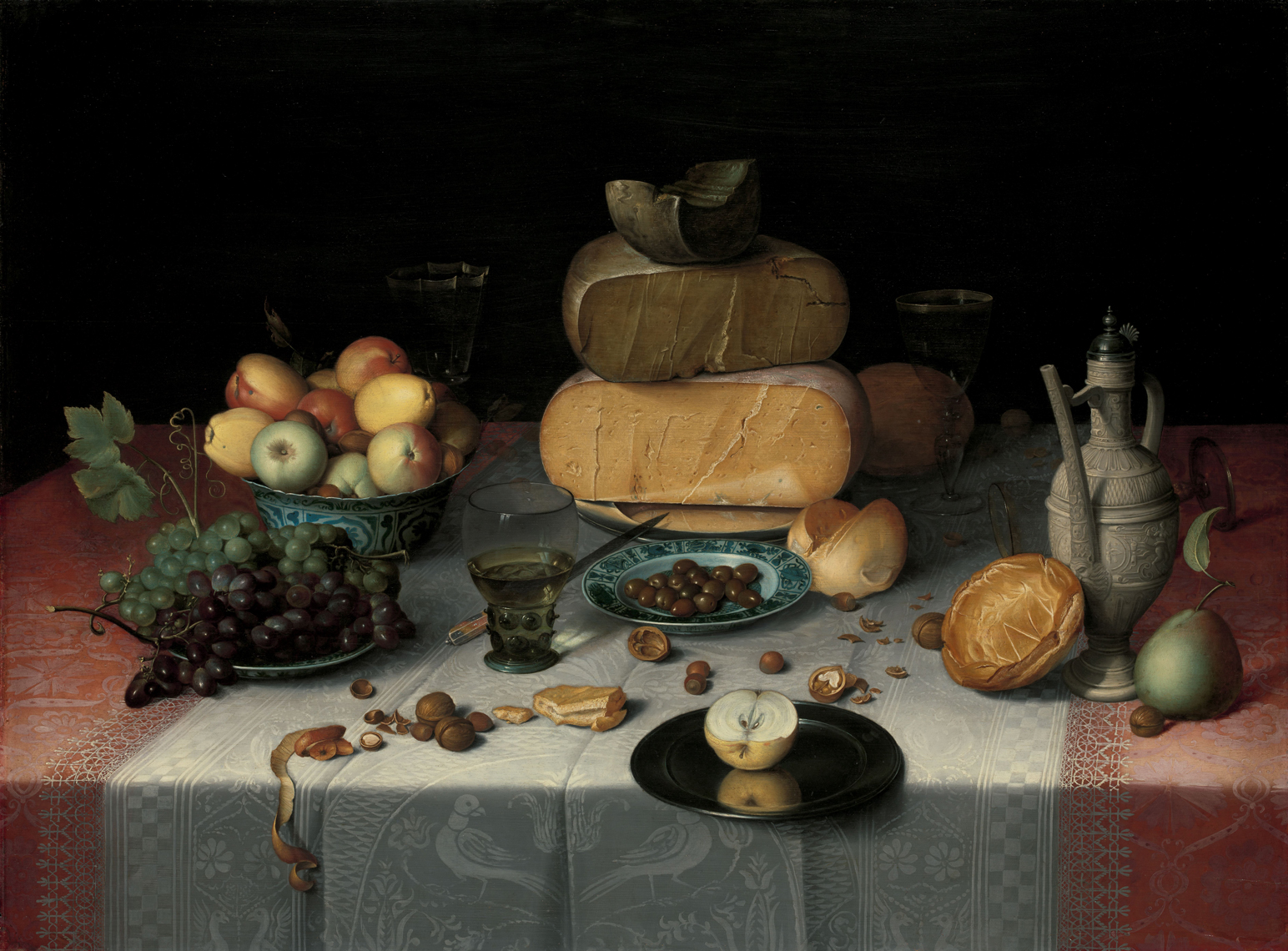 Floris Claesz van Dijck, Still life with Cheese