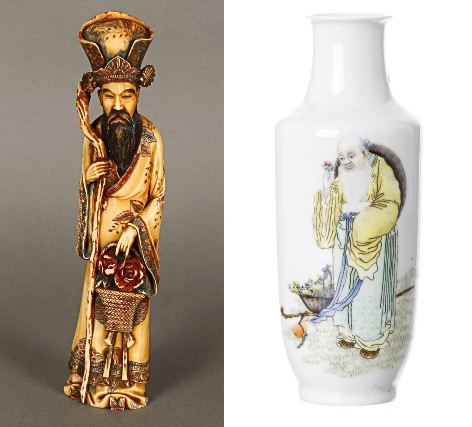 Lan Caihe as a mature/old man