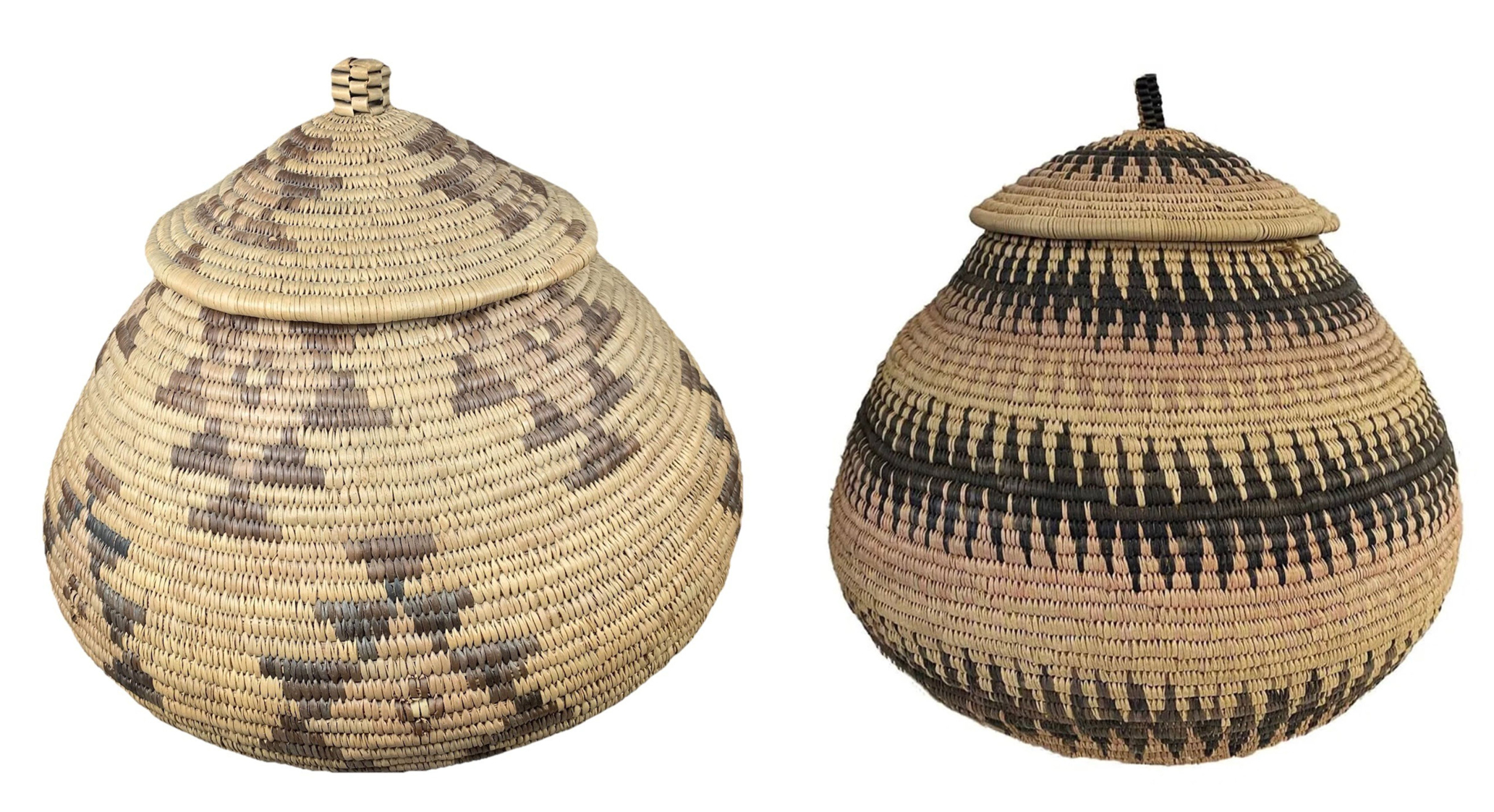 2 Vintage Izinkhamba Baskets
