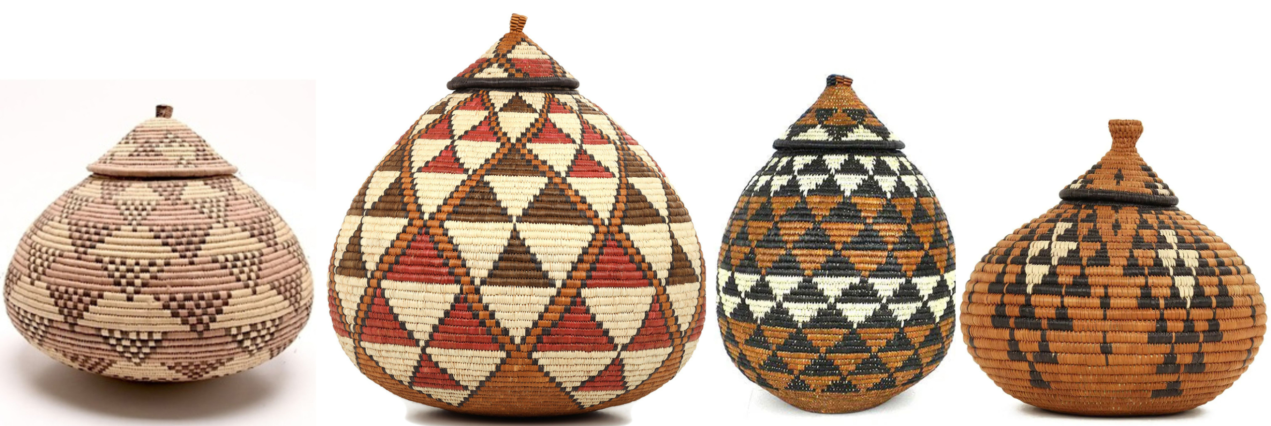 Four izinkhamba with triangles