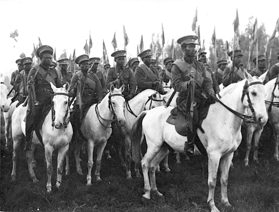 Abyssinian soldiers in 1936 Abyssinian soldiers in 1936