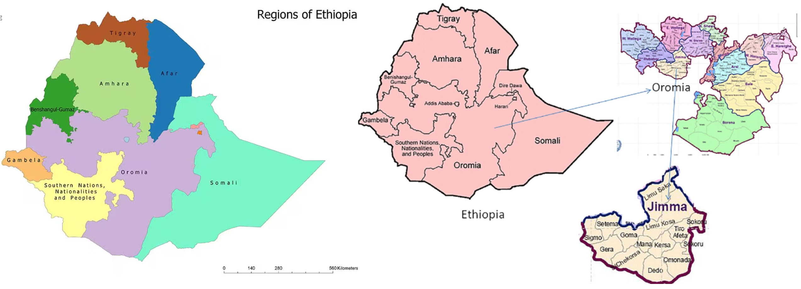 Jimma and Oromia Maps Jimma and Oromia Maps