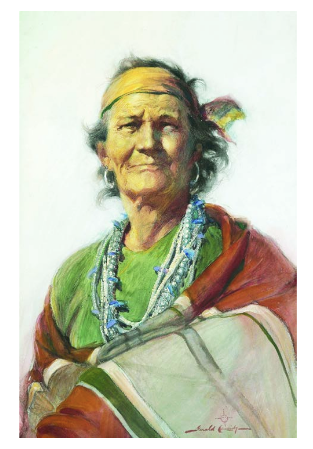 Medicine Man with chief’s blanket Medicine Man with chief's blanket
