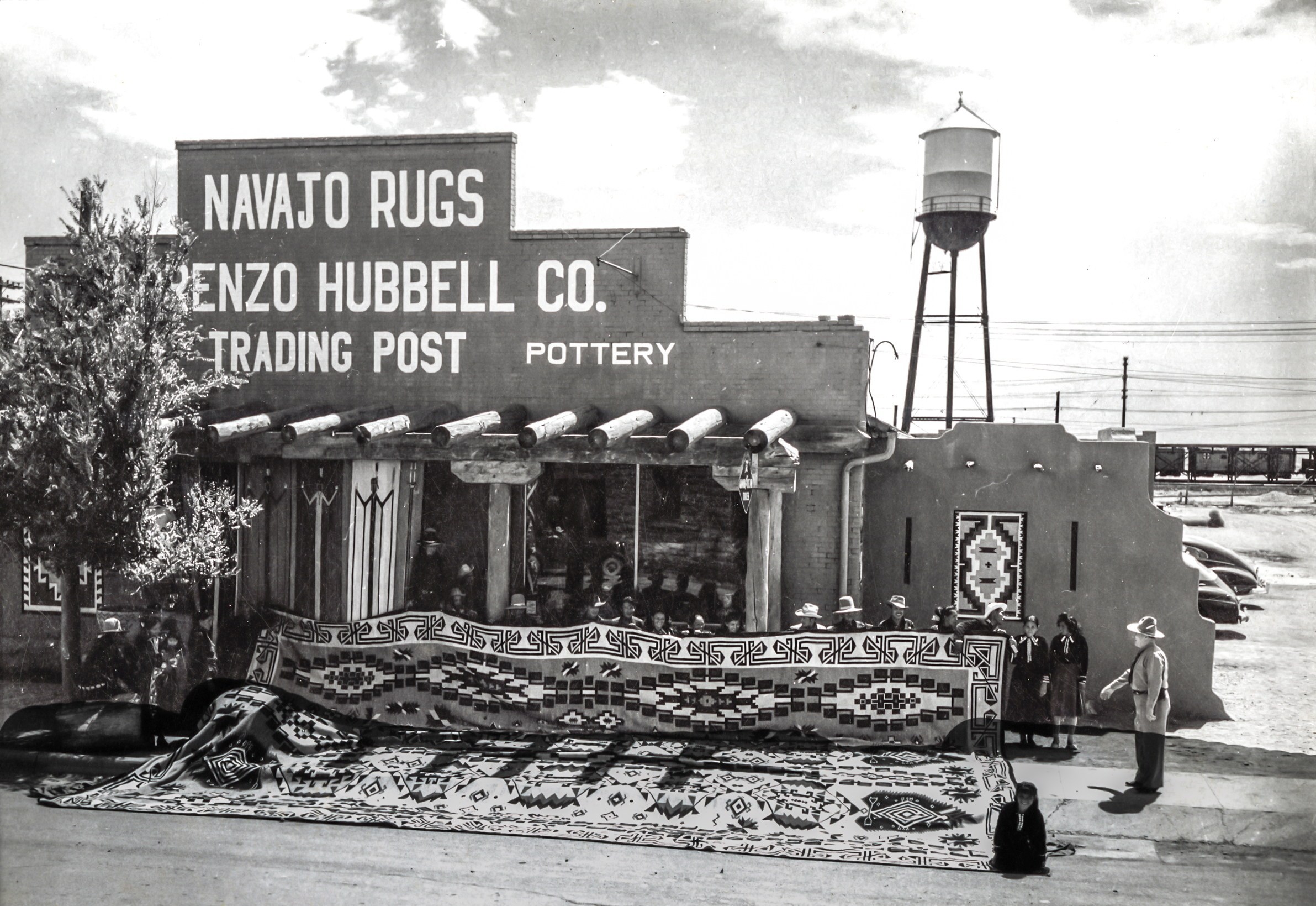 The Hubbell-Joe Rug on display at the Hubbell Trading Post The Hubbell-Joe Rug on display at the Hubbell Trading Post