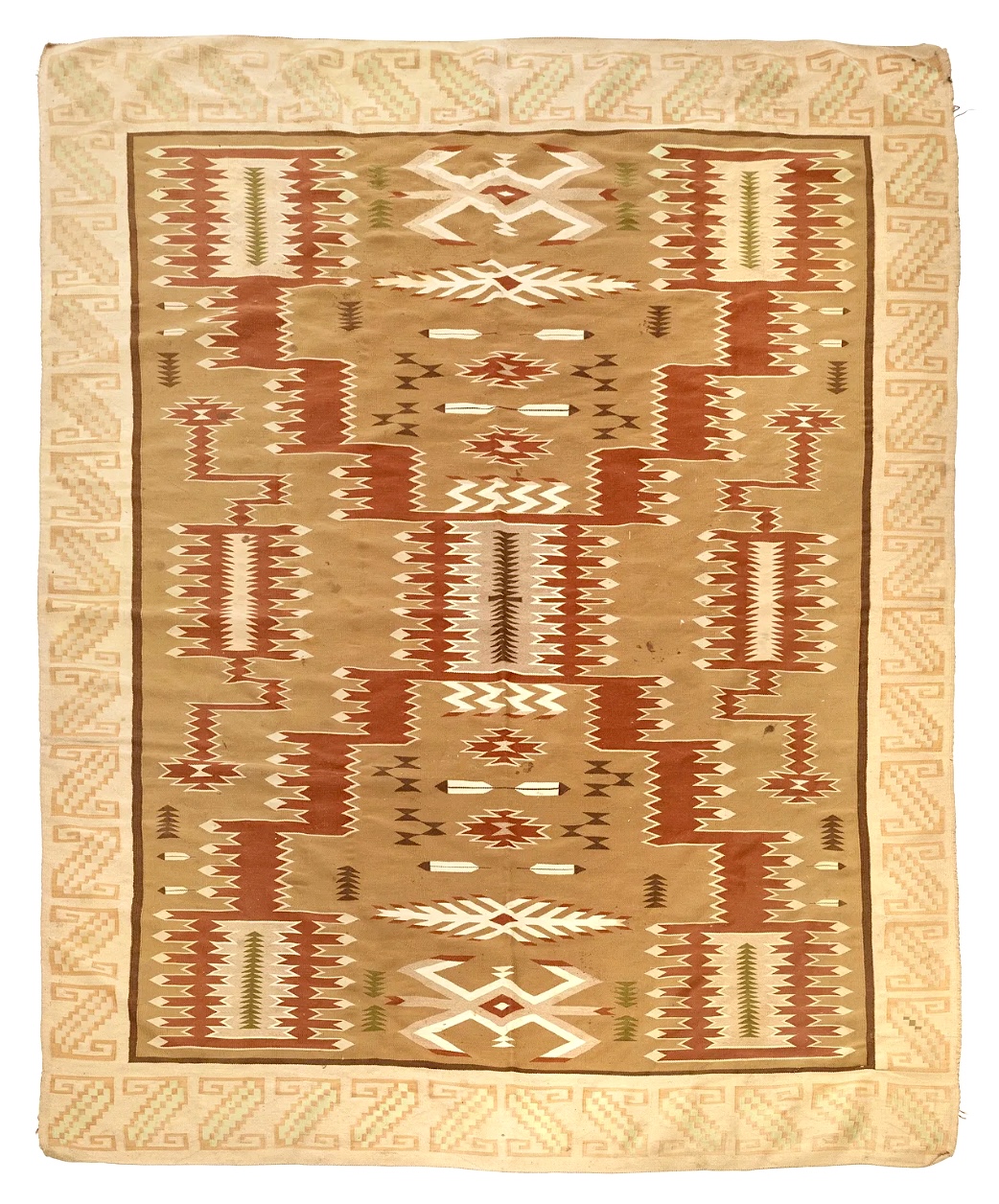 Storm Pattern Rug showing Earth Tones Storm Pattern Rug showing Earth Tones