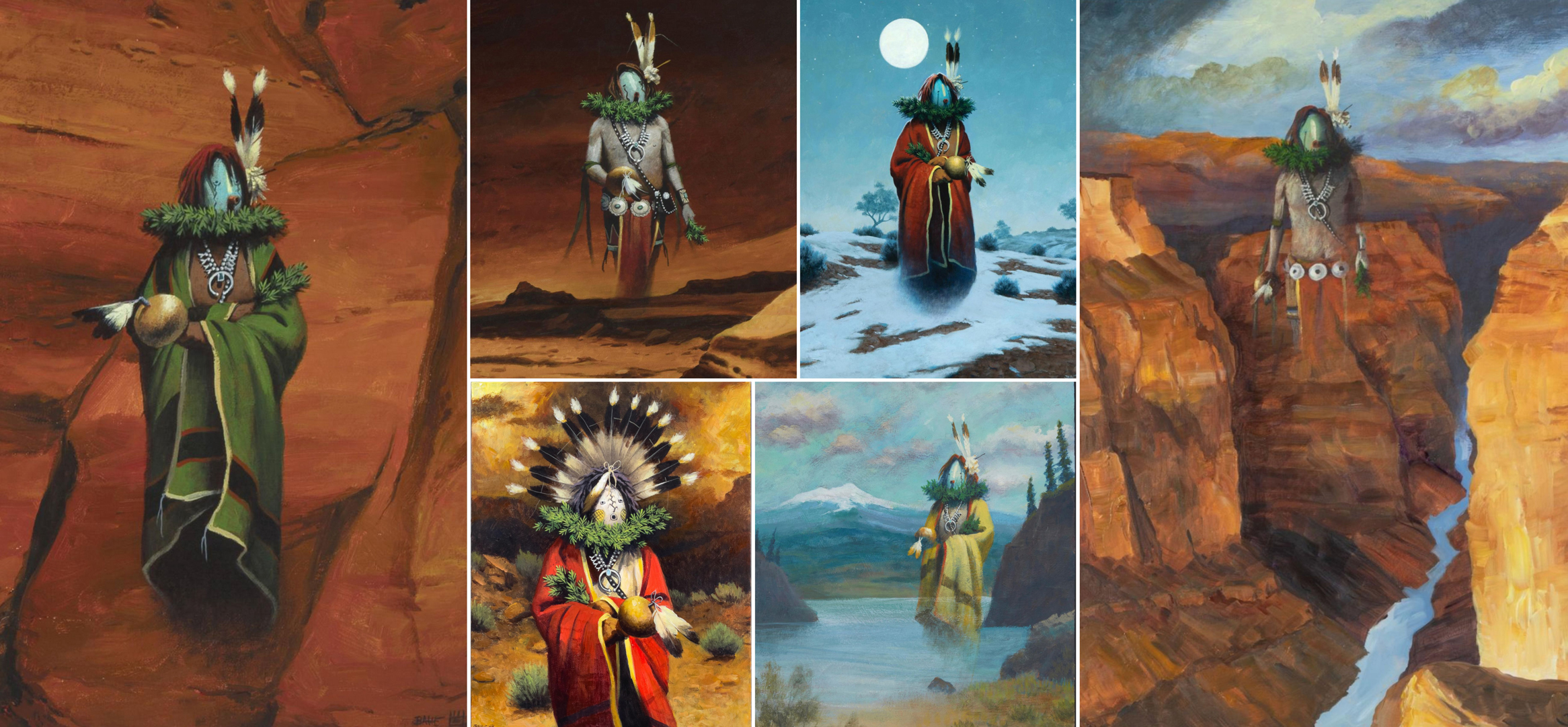 Yei art depictions by Allen Bahe Yei art depictions by Allen Bahe