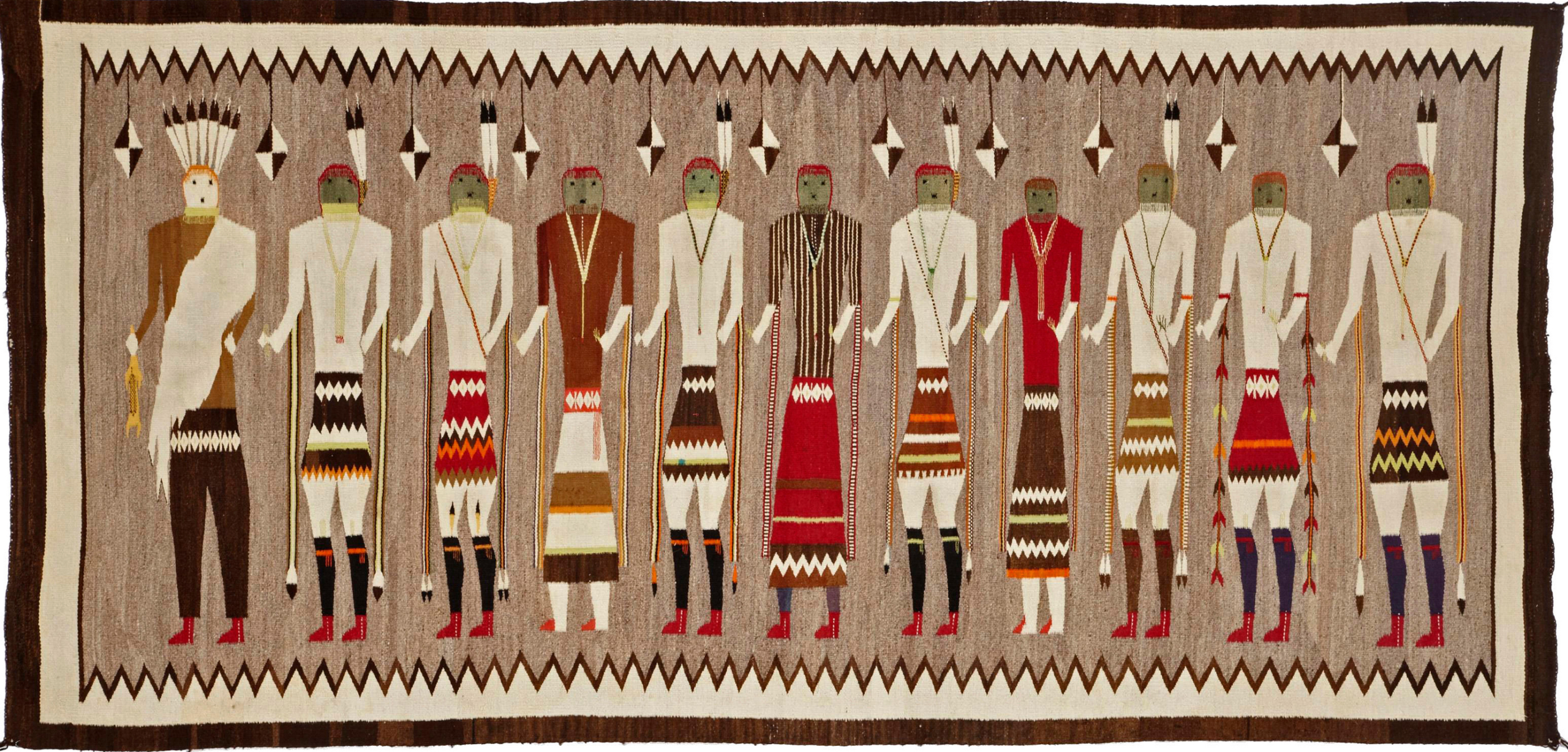 Yeibechai Rug, Bonhams Yeibechai rug, Bonham's
