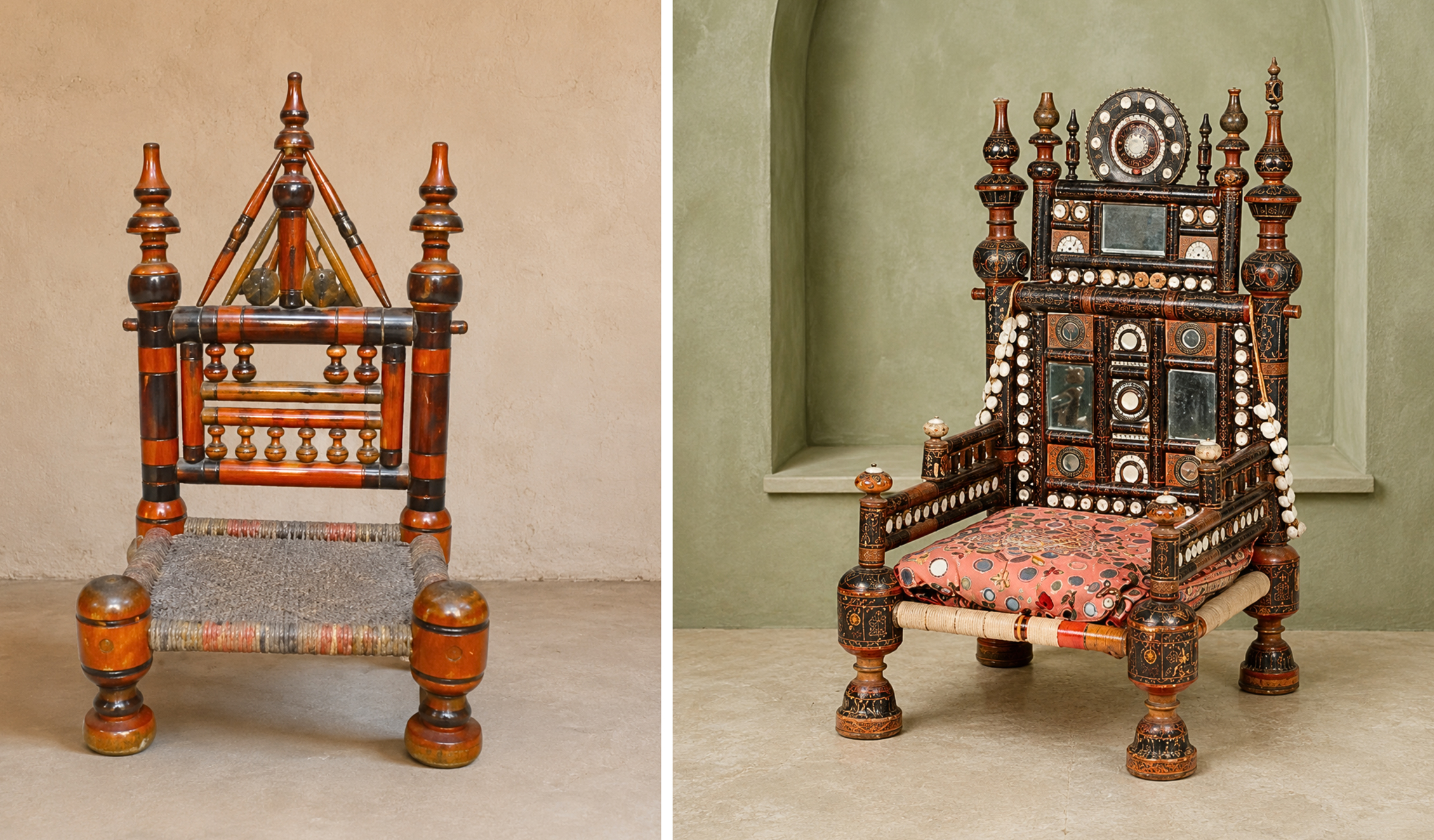 AI-generated Pidhas Two old wedding pidha. AI-generated composite based on real specimens.