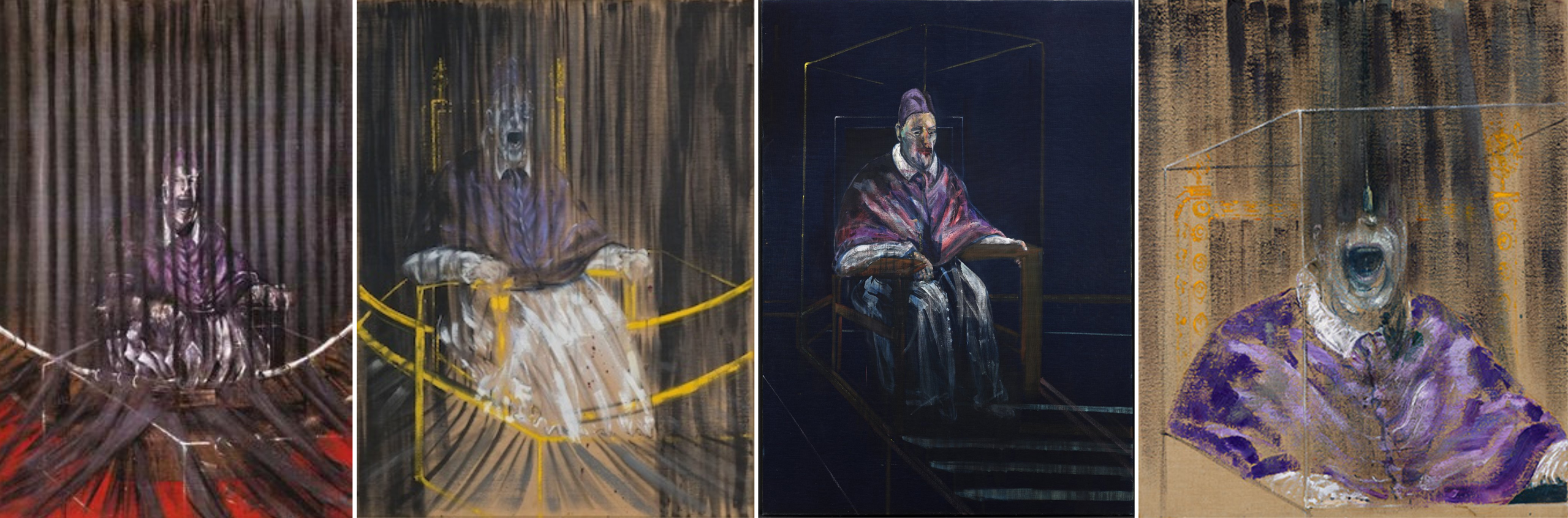 Francis Bacon Screaming Pope Series