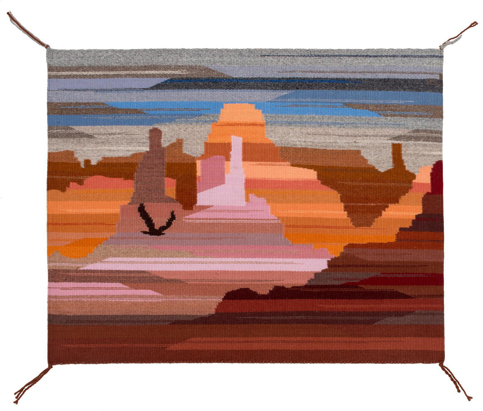 Canyonland Flight, pictorial rug Canyonland Flight, pictorial rug