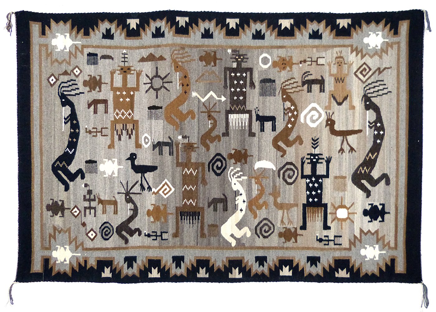Petroglyph Pictorial rug by Etcitty Petroglyph Pictorial rug by Etcitty
