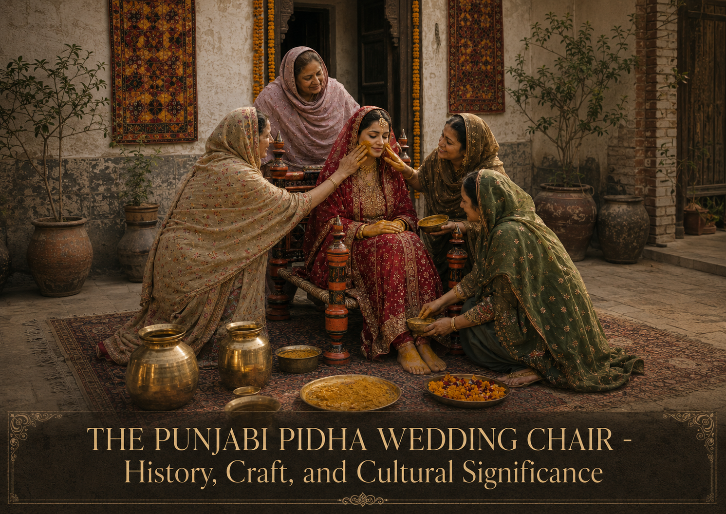 THE PUNJABI PIDHA WEDDING CHAIR History, Craft, and Cultural Significance THE PUNJABI PIDHA WEDDING CHAIR History, Craft, and Cultural Significance