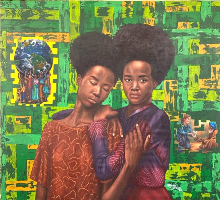 Ubuntu – The Essence of Humanity by Nigerian artist Adebayo Taiwo Ubuntu - The Essence of Humanity by Nigerian artist Adebayo Taiwo