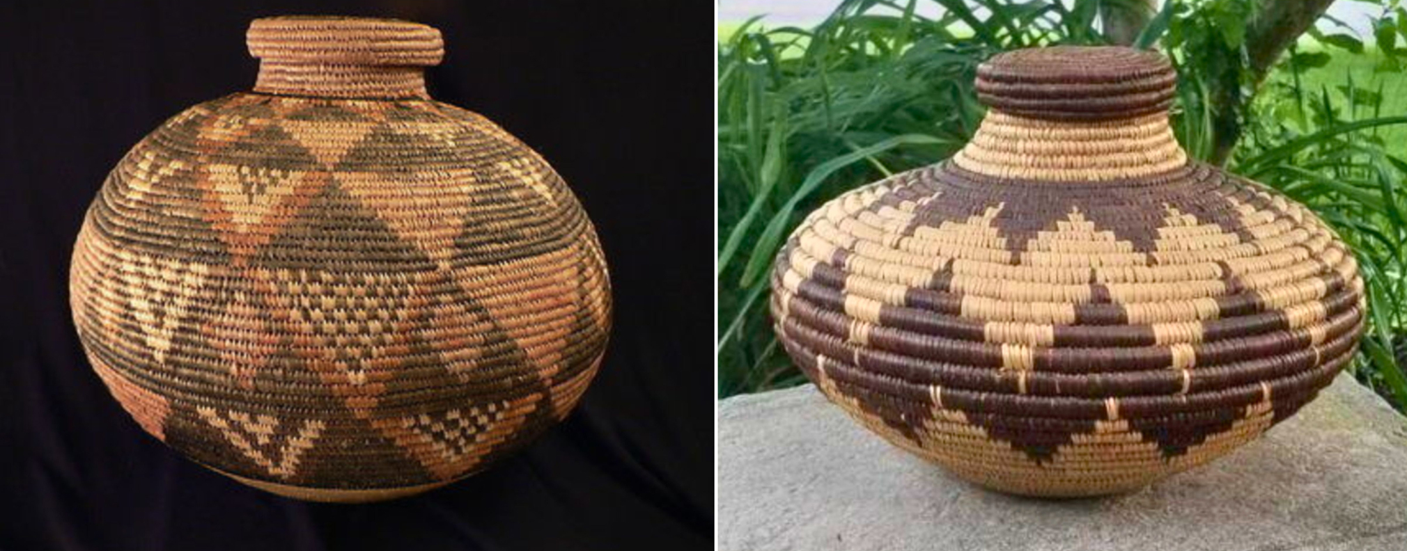 2 Vintage Isichumo Baskets