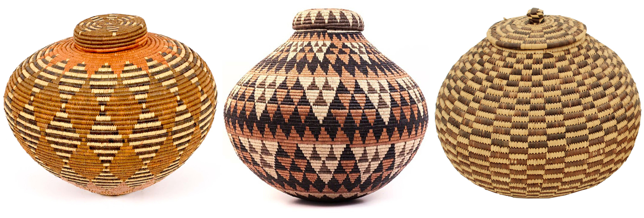 3 Izichumo with different patterns 1