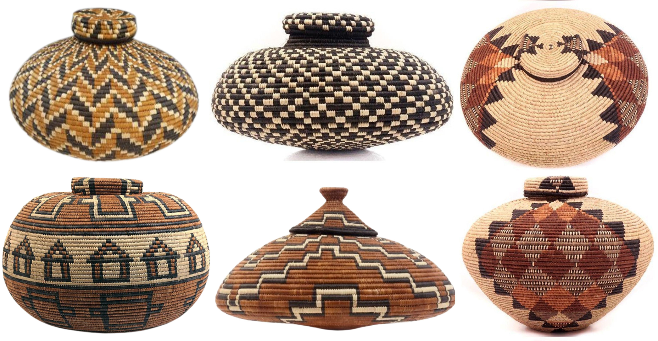 5 Izichumo baskets from Pinterest.