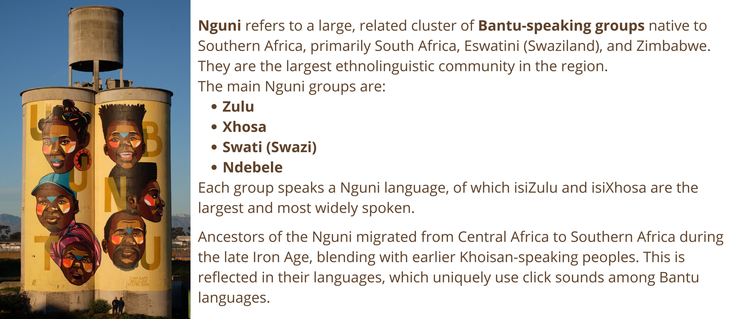 Nguni Bantu Xhosa Zulu Nguni Bantu Xhosa Zulu