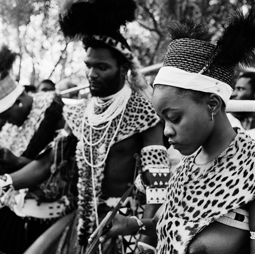 Young girl at her wedding