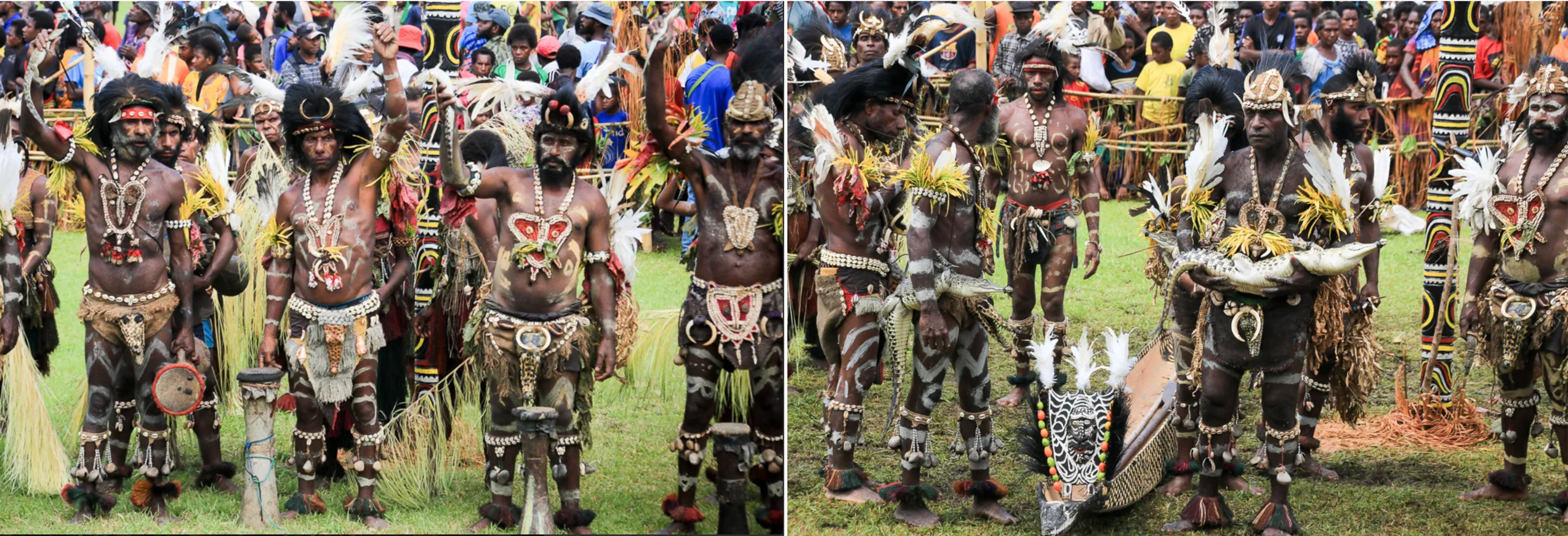 Sepik Crocodile Festival Perfomers
