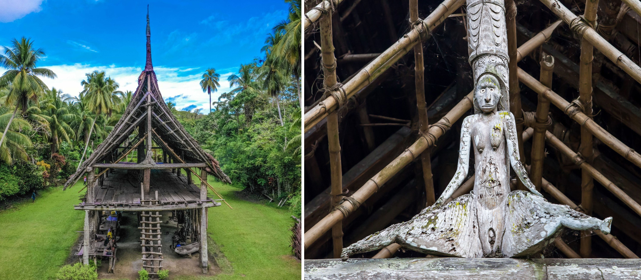 Haus Tambaran in the Iatmul village of Kanganaman, Wosera Gawi, Middle Sepik