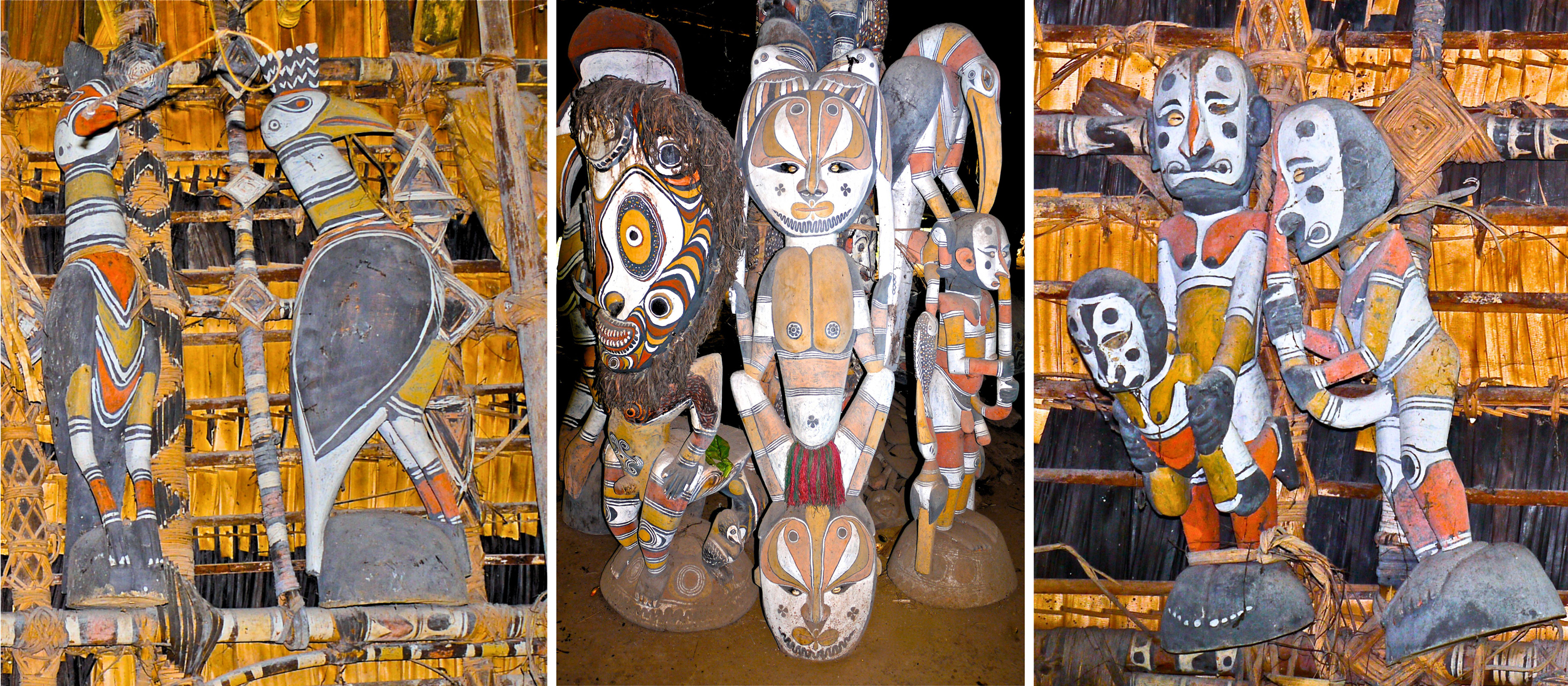 Details inside the Haus Tambaran of the Yamok village. All photos by Rita Willaert - Flickr.