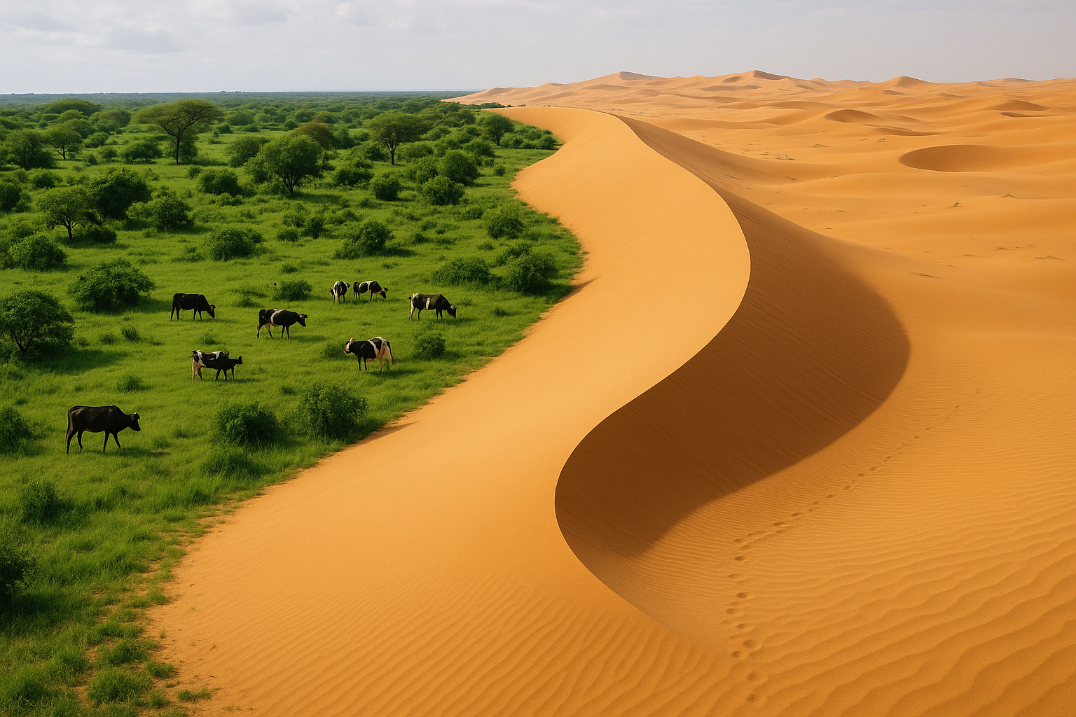 AI generated Image: Sahara Transformation AI generated Image: Sahara Transformation